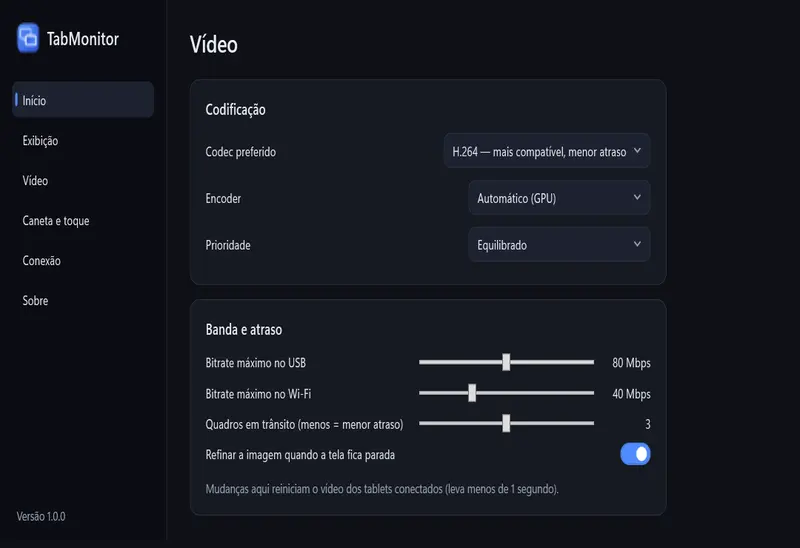 A imagem: codificação e o atraso pelo cabo ou pelo Wi-Fi
